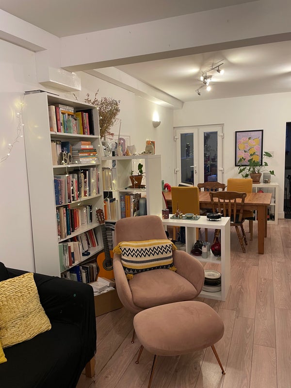 Photo 1: Large living and dining room