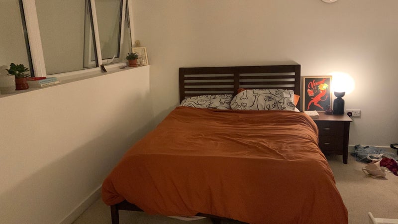 Photo 1: Your room - wardobe and desk to the right 