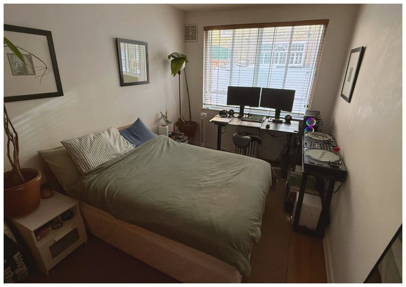 Photo 1: Double Bedroom that is available (Only bed and side tables will remain)