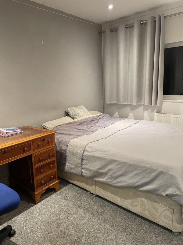 Photo 1: Large Double bed with space for small sofa and table