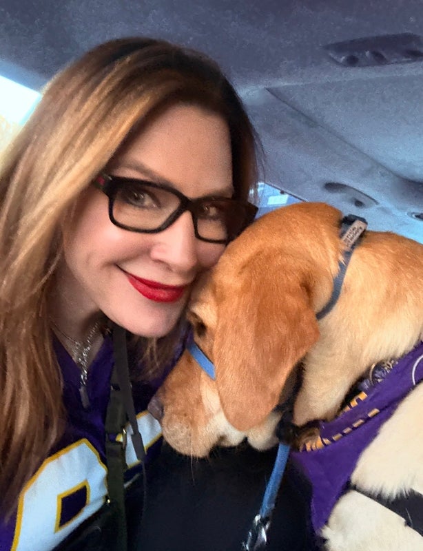 Photo 1: The first assistance dog I had the privilege of training