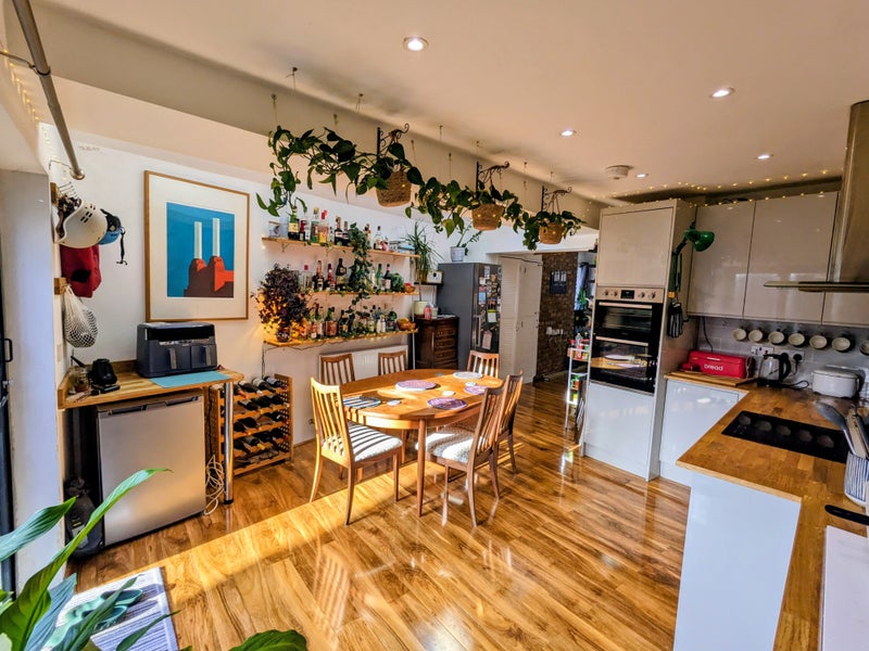 Photo 1: Plants and booze, yes - we really are leaning into the late 30s Easton stereotype.