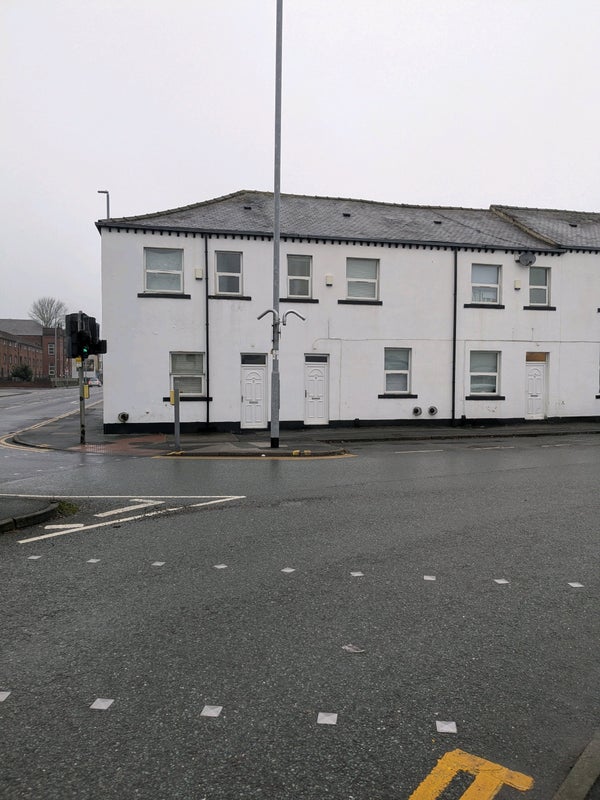 Photo 1: Front door & public parking (view to see other)