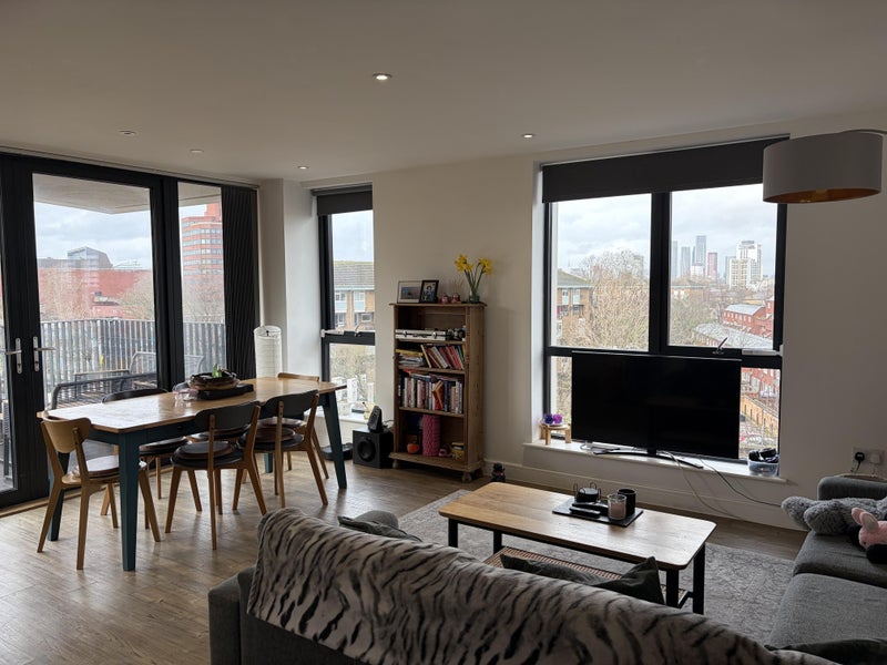 Photo 1: Open plan living/dining (kitchen to the left)