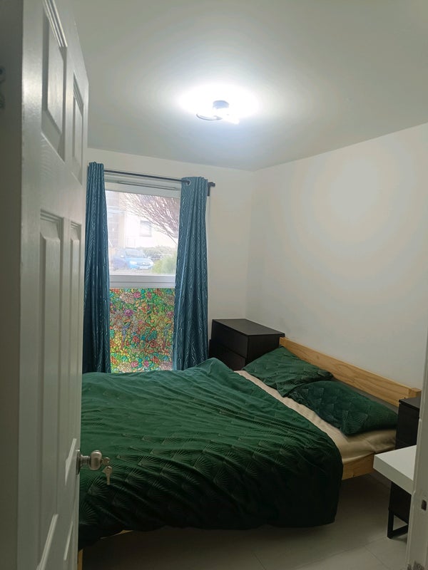 Photo 1: Double Bed in Room furnished with 2 bed side large stoages