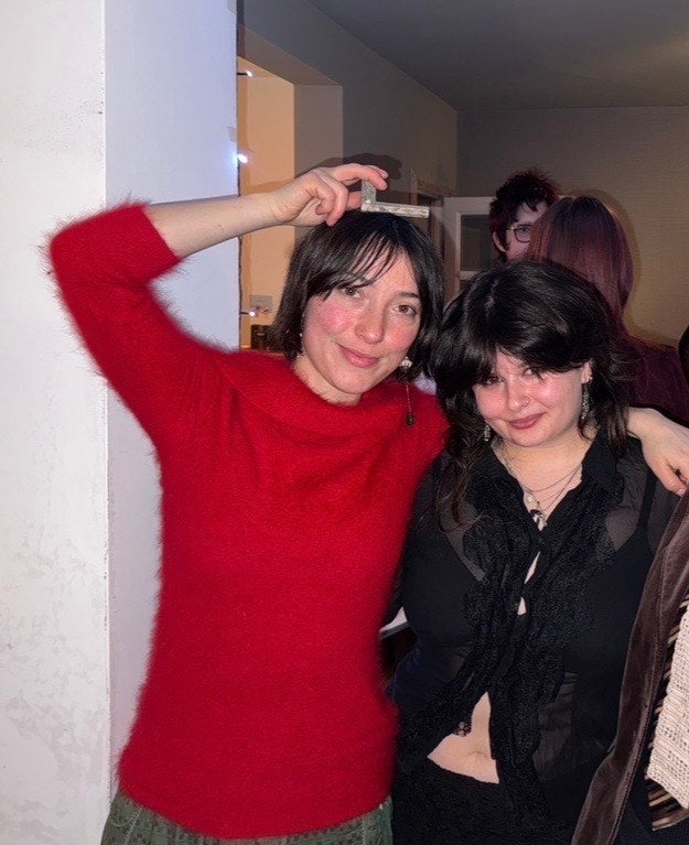 Photo 1: Left: Grace, right: Marzieh 