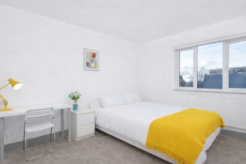 Photo 1: Furnished with a double bed, wardrobe, drawers, desk & chair