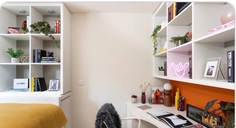 Photo 1: Study table with lots of storage 