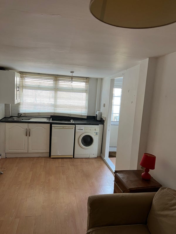 Photo 1: Small fridge replaced with big one with Freezer
