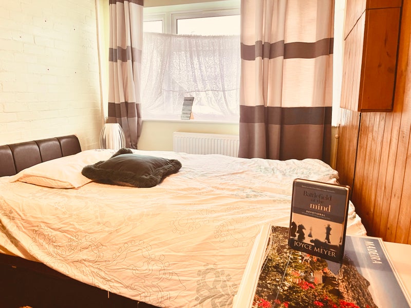 Photo 1: Downstairs with kingssize comfy bed