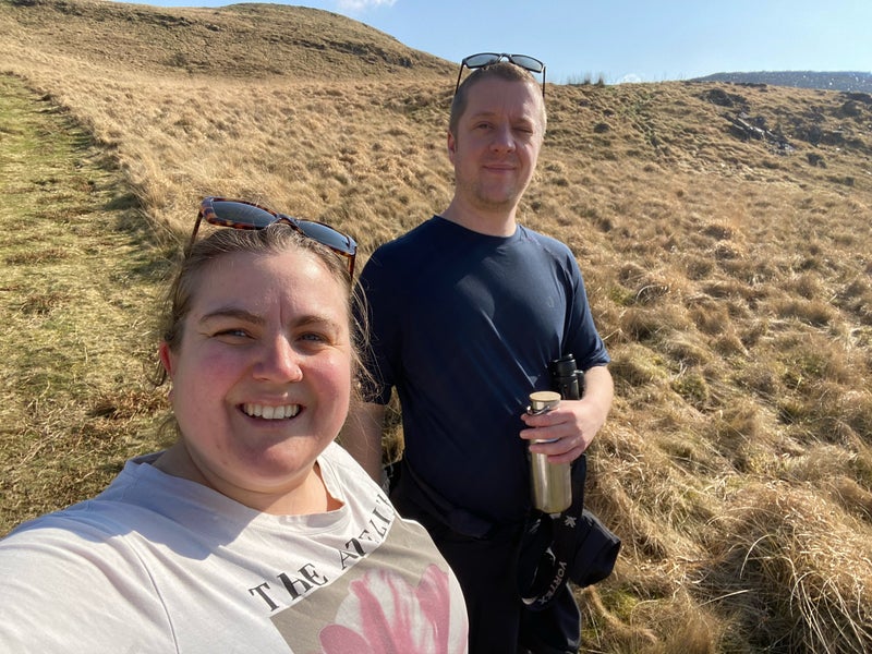 Photo 1: On a hike in the Brecon Beacons 