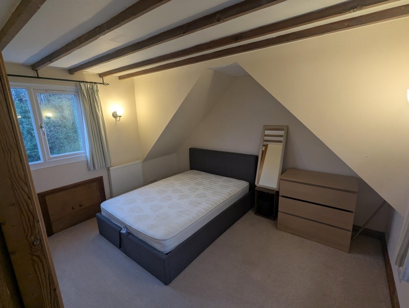 Photo 1: Spare room with double bed, with under bed storage and chest of drawers