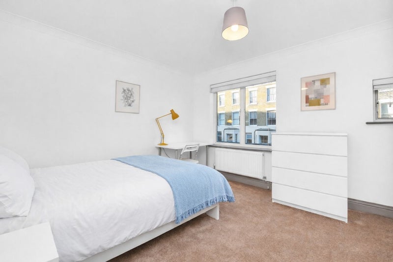 Photo 1: Furnished with a double bed, wardrobe, drawers, desk & chair