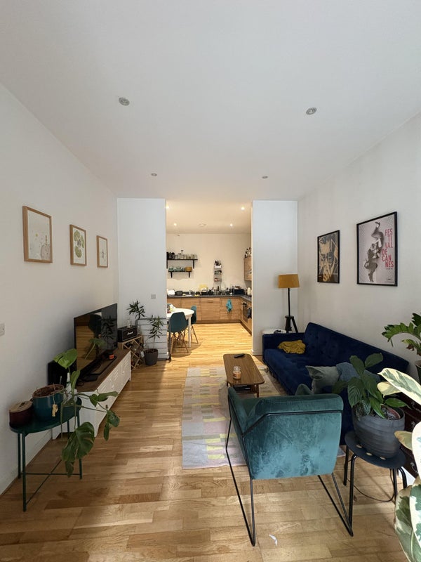 Photo 1: Living room - kitchen