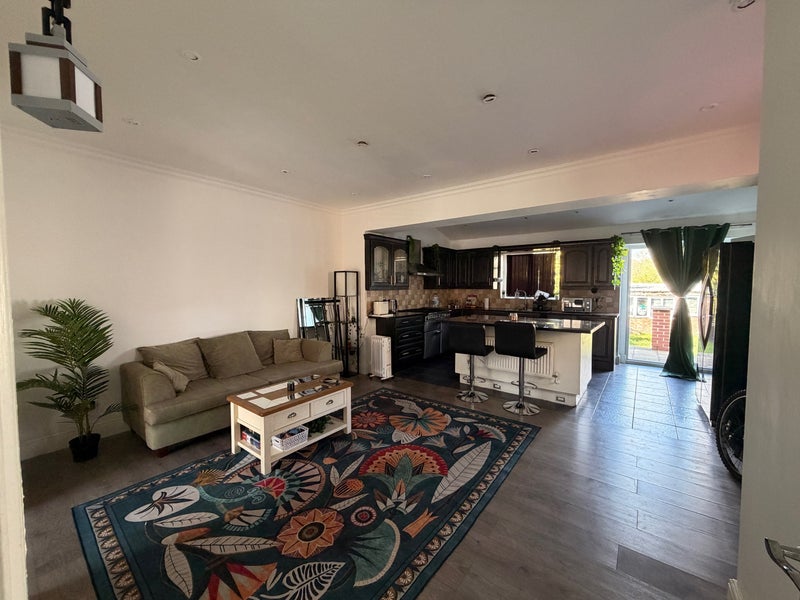 Photo 1: Open panel space and kitchen