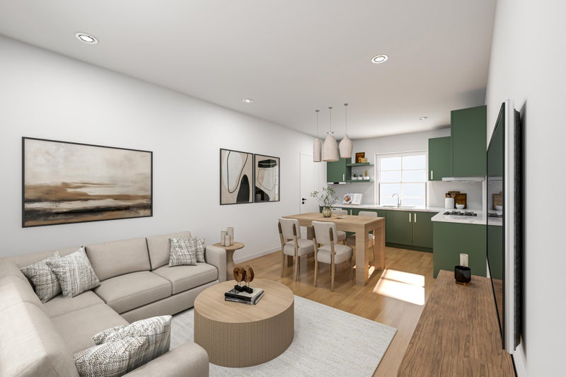 Photo 1: Kitchen / Co-living space