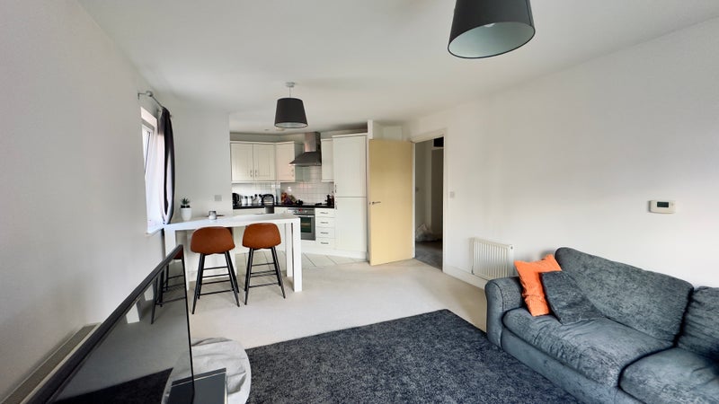 Photo 1: Living Room & Kitchen