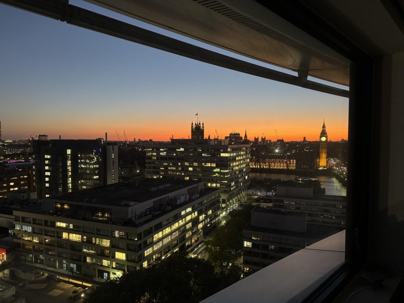 Photo 1: View from the desk.