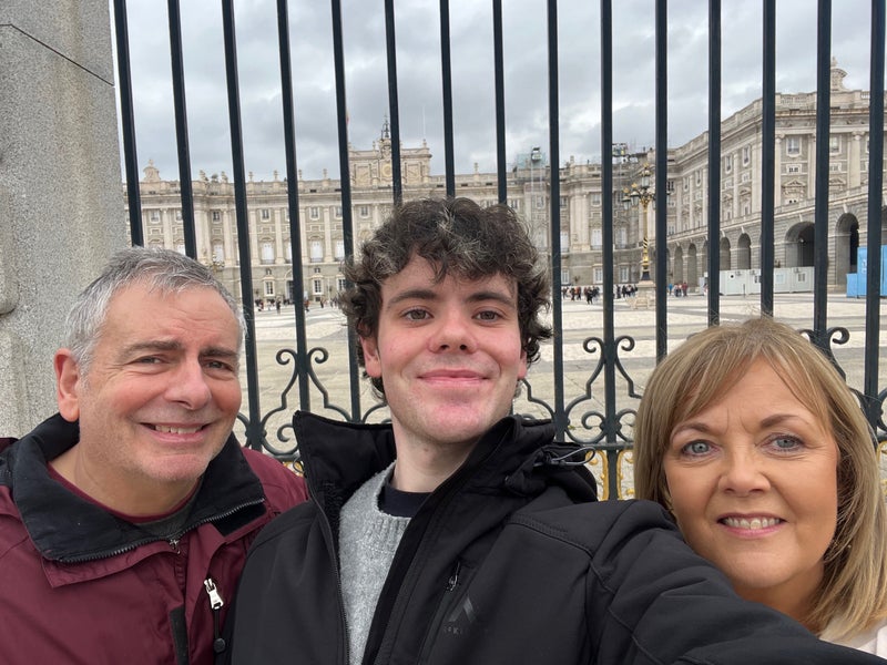 Photo 1: Me with my parents