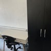 Photo 3: Desk and wardrobe in room 5 (your new room)