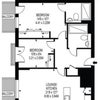 Photo 2: The bedroom without the balcony is available 
