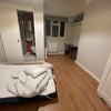 Photo 6: this now has a bed frame + side table and lamp