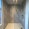 Photo 8: en suite shower, toilet and sink