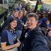 Photo 2: me + friends watching the rugby 