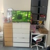Photo 2: Tv and desk area. 