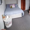 Photo 6: Bedroom - built in cupboards extended behind the wall