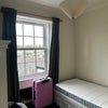 Photo 6: Single: Single bed, small wardrobe, bedside table and lamp. Great view to the garden.