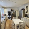 Photo 6: Large kitchen with 2x american fridge freezers shared by 6 people