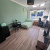 Photo 3: single upstairs bedroom with workstation and live TV