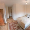 Photo 3: quality rug and curtains