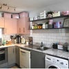 Photo 3: Big kitchen with gas stove and can dine in.