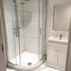 Photo 8: Modern bathroom with walk-in shower