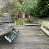 Photo 9: Garden/deck with the shed in the background