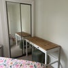 Photo 2: Desk & ottoman stool