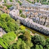 Photo 4: Grand Union Canal and Meanwhile Gardens below