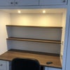 Photo 2: work station with remote light switches and plug sockets