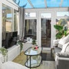 Photo 7: Very light and airy conservatory, perfect for the morning cuppa!