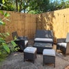 Photo 4: Comfortable seating area in the sunny garden