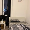 Photo 8: Room 2 (middle room) bed. tv and storage