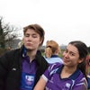 Photo 3: Me (right) after playing rugby!