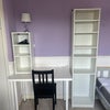 Photo 3: Desk and shelving