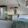 Photo 1: Very Large Bedroom with Sofa Area & Juliette Balcony- Bed & Dressing Area View