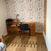Photo 4: Room 1, desk and shelves