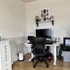 Photo 3: XXL Bedroom - Worskpace w/standing desk + monitor)