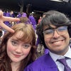 Photo 2: Me and my friend graduating from university