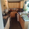 Photo 3: Kitchen - storage space, fridge and washing machine
